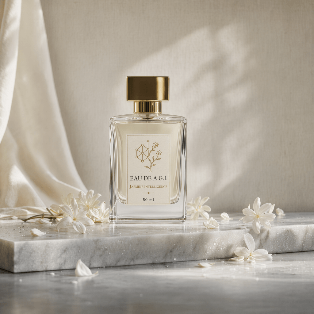 GPT Image 2生成的植物香水瓶艺术构图